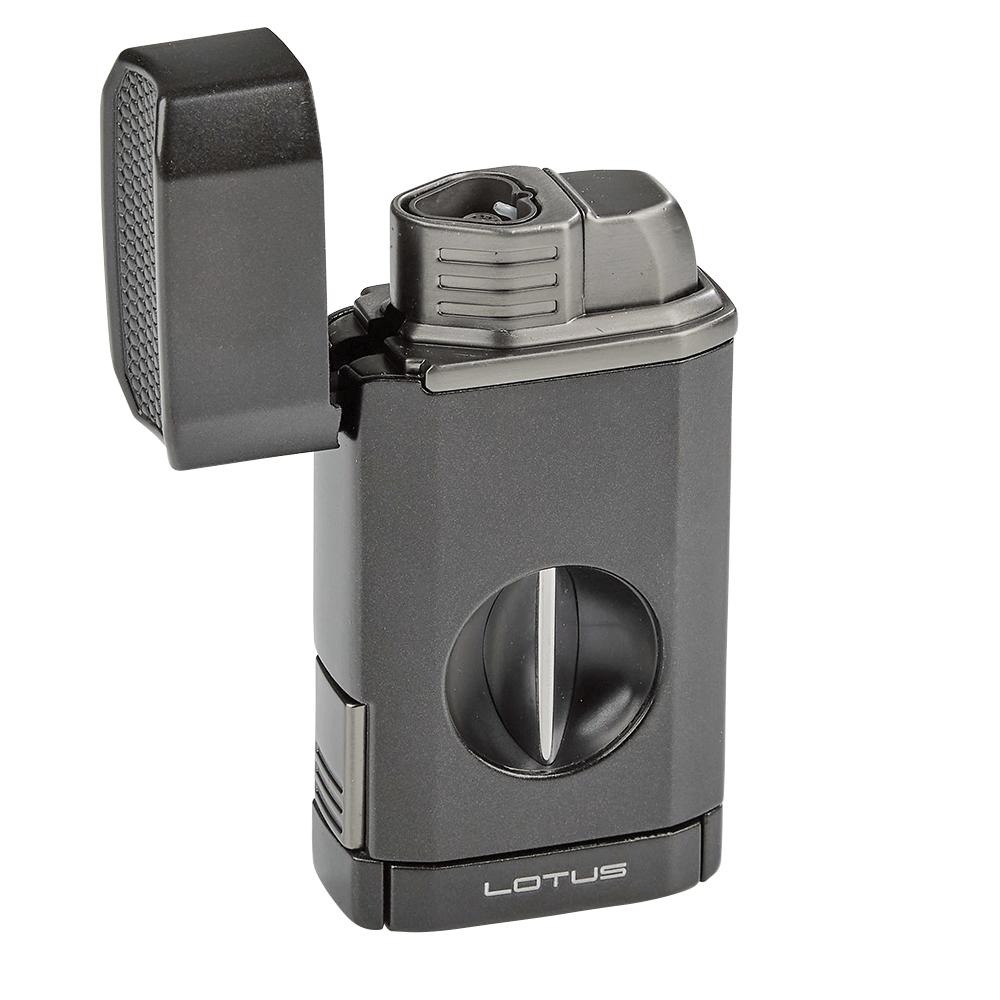 Lotus Rocket Triple Torch Lighter | Black