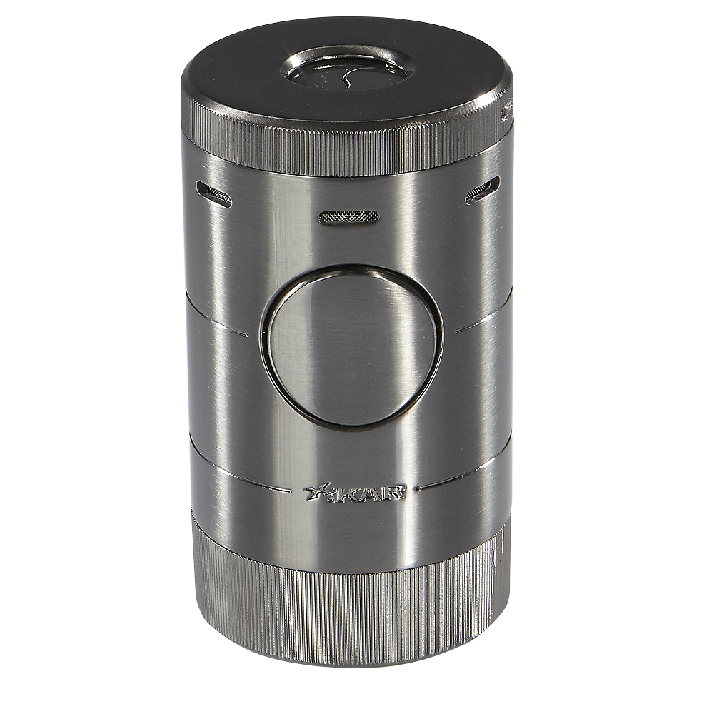 Xikar Volta Quad Flame Table-Top Lighter | Gun Metal