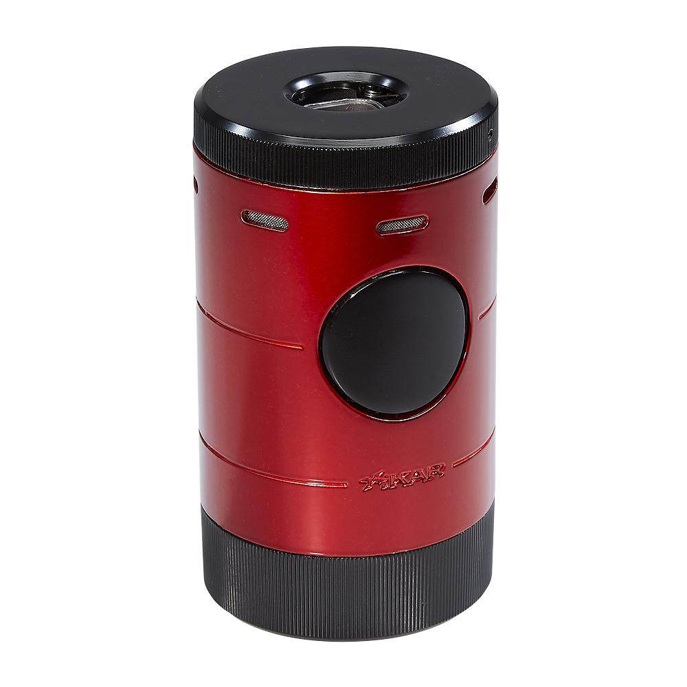 Xikar Volta Quad Flame Table-Top Lighter | Red