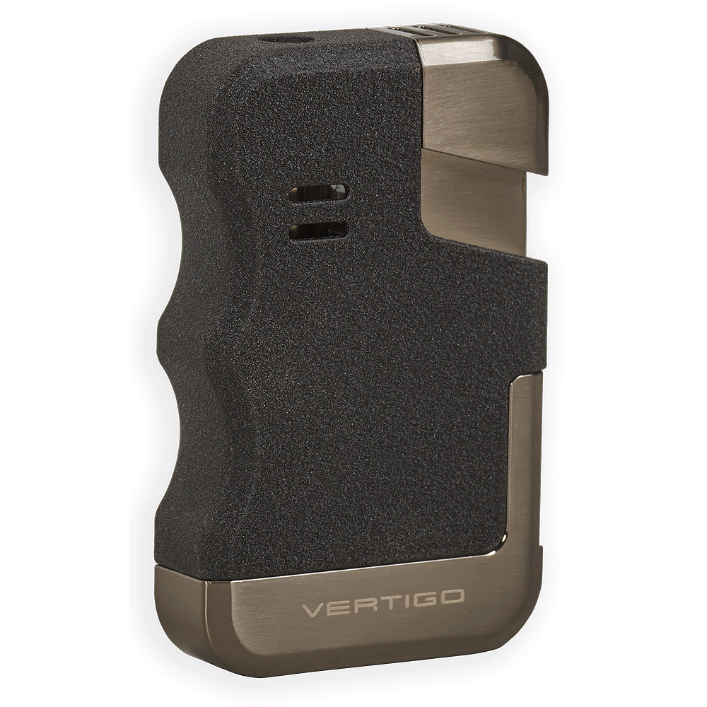Vertigo Gator Lighter | Black Crackle