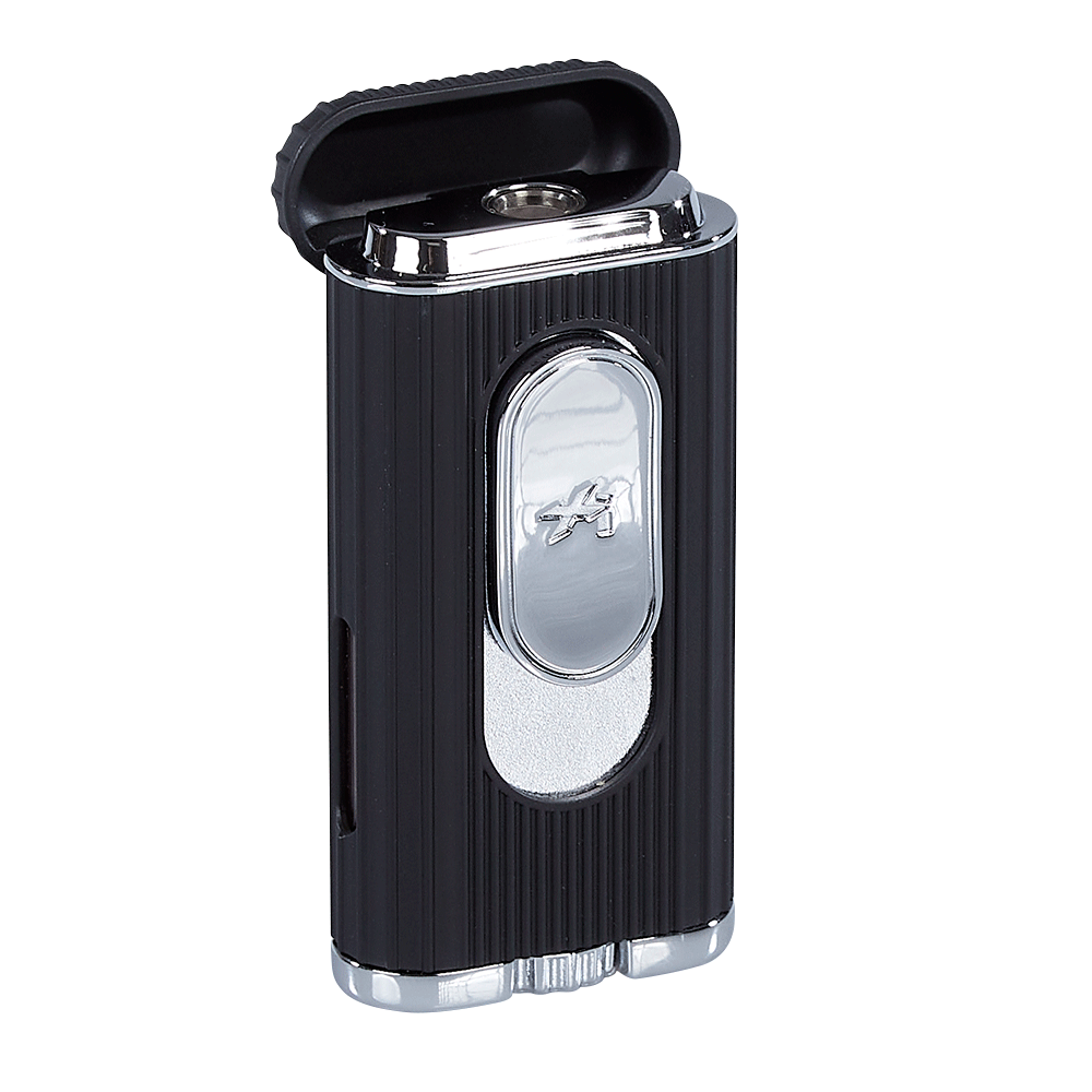 Xikar Hedron Lighter | Black/Chrome