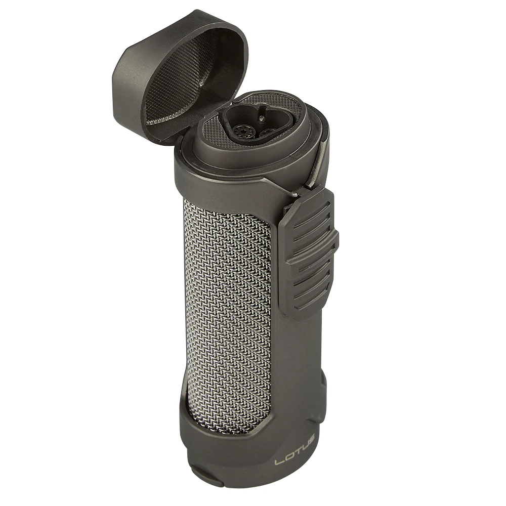 Lotus Armor 3-Torch Lighter | Gun Metal
