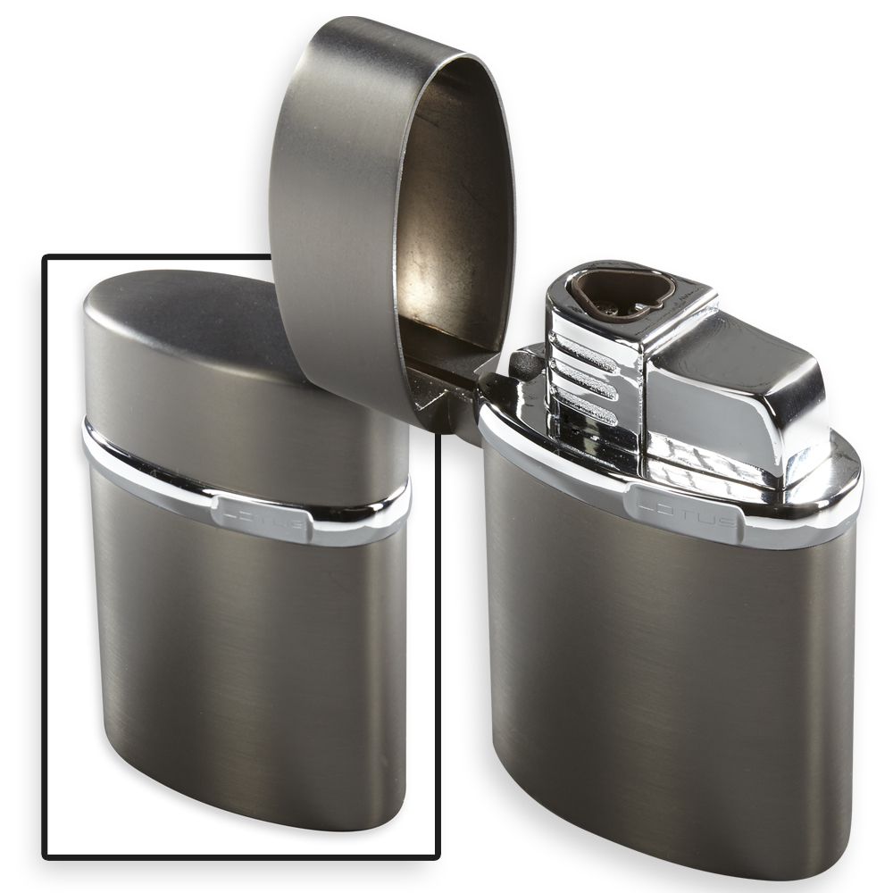 Lotus T3 Table Top Lighter | Gun Metal