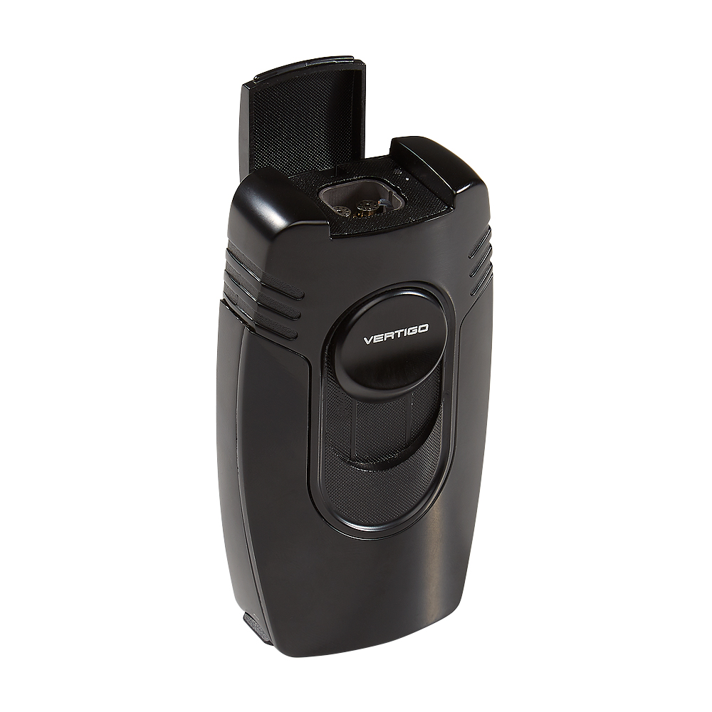 Vertigo Big Buddha Table Lighter | Black Matte