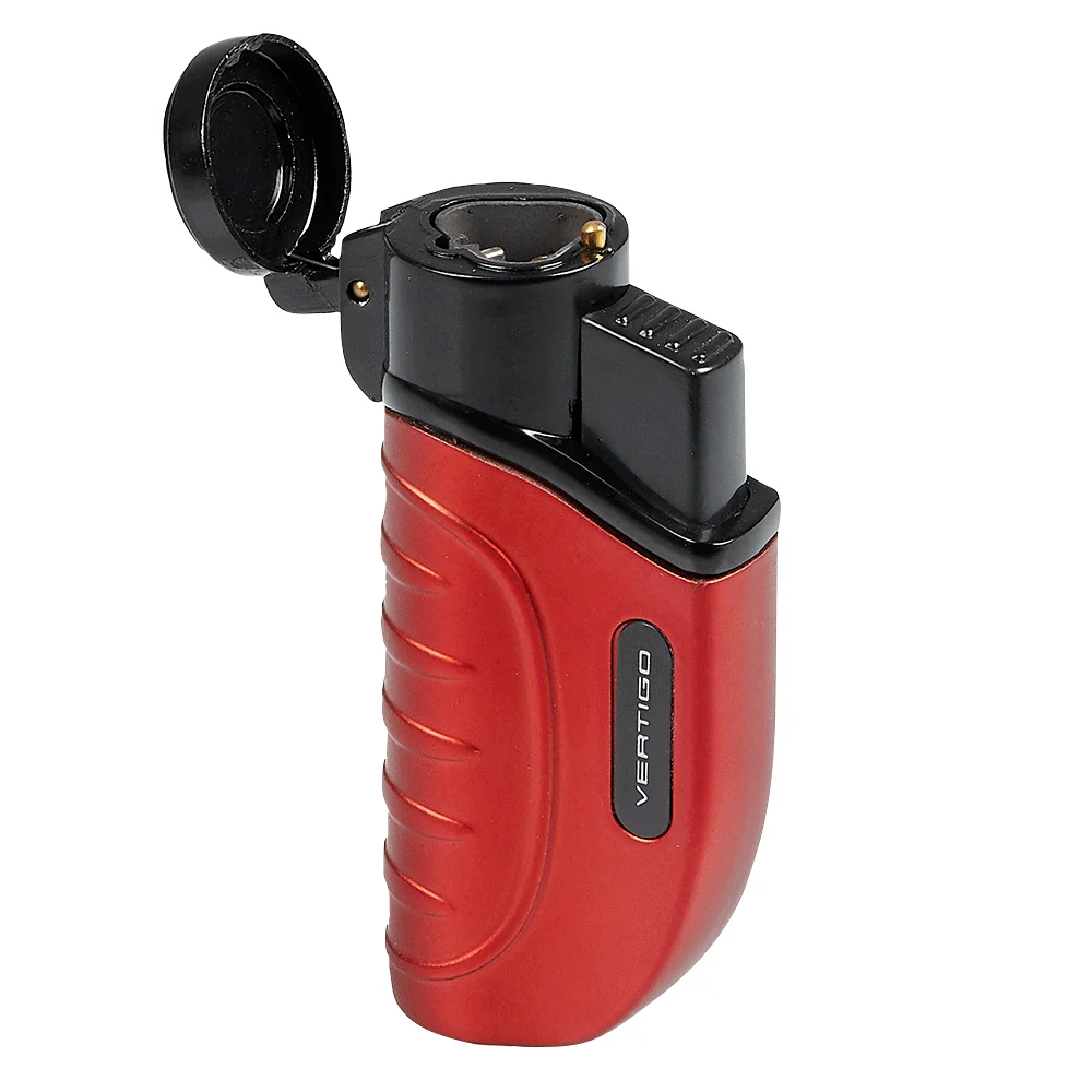 Vertigo Bombardier Triple Torch Lighter | Red