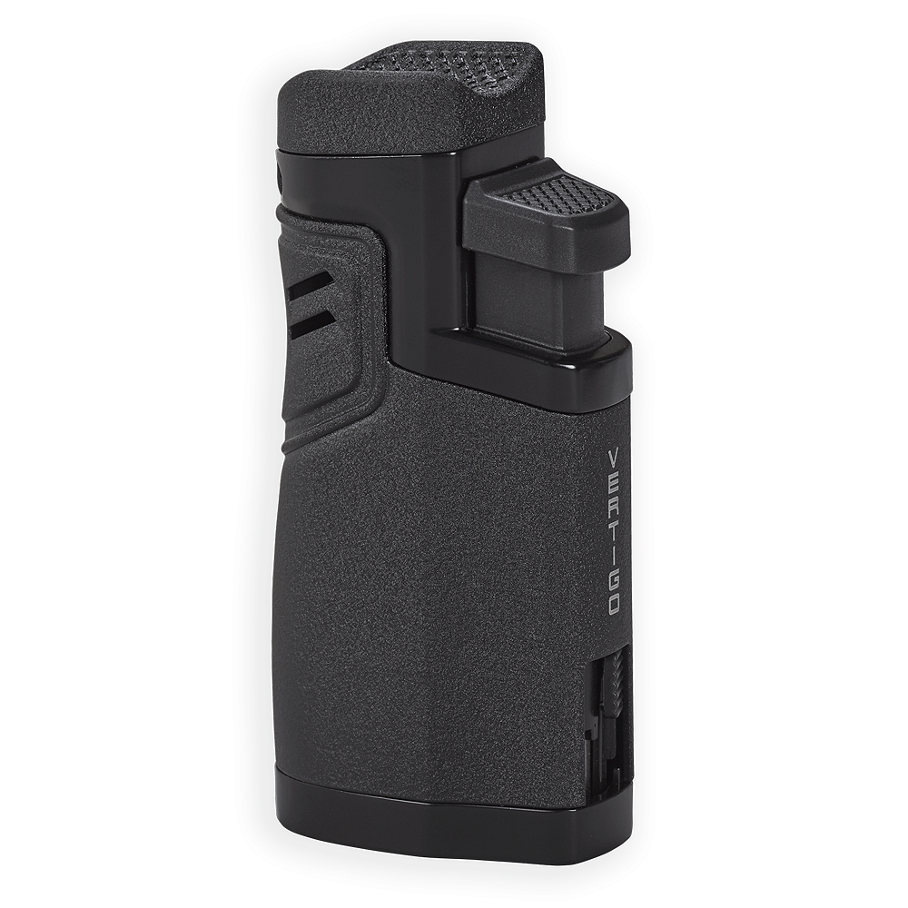 Vertigo Hercules Lighter | Black Crackle