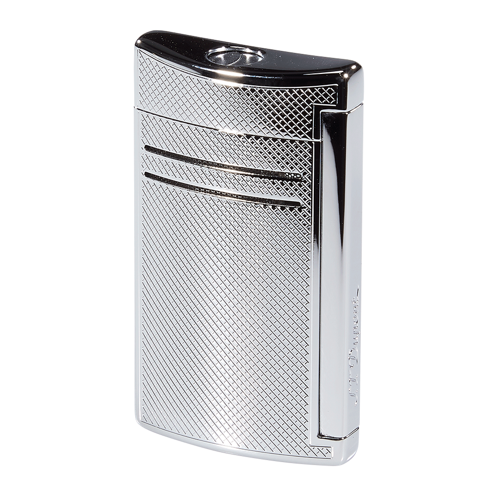 S.T. Dupont Maxijet Lighter | Chrome Grid