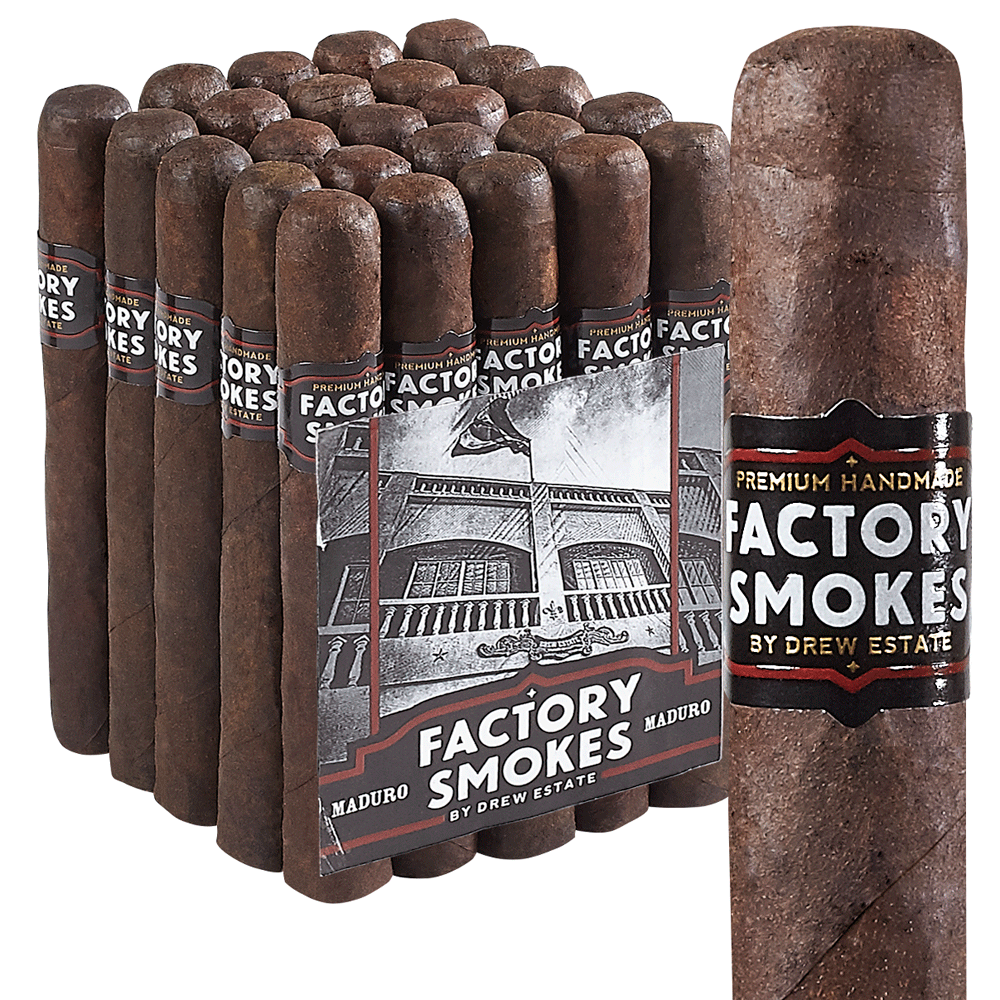 Drew Estate Factory Smokes Maduro | Robusto | Pack of 25