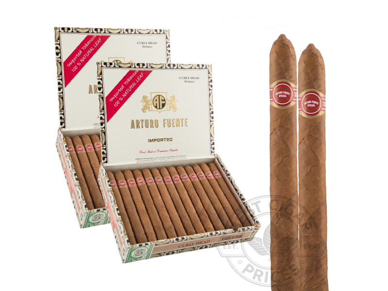 Arturo Fuente Curly Head Deluxe Natural - 50 Cigars