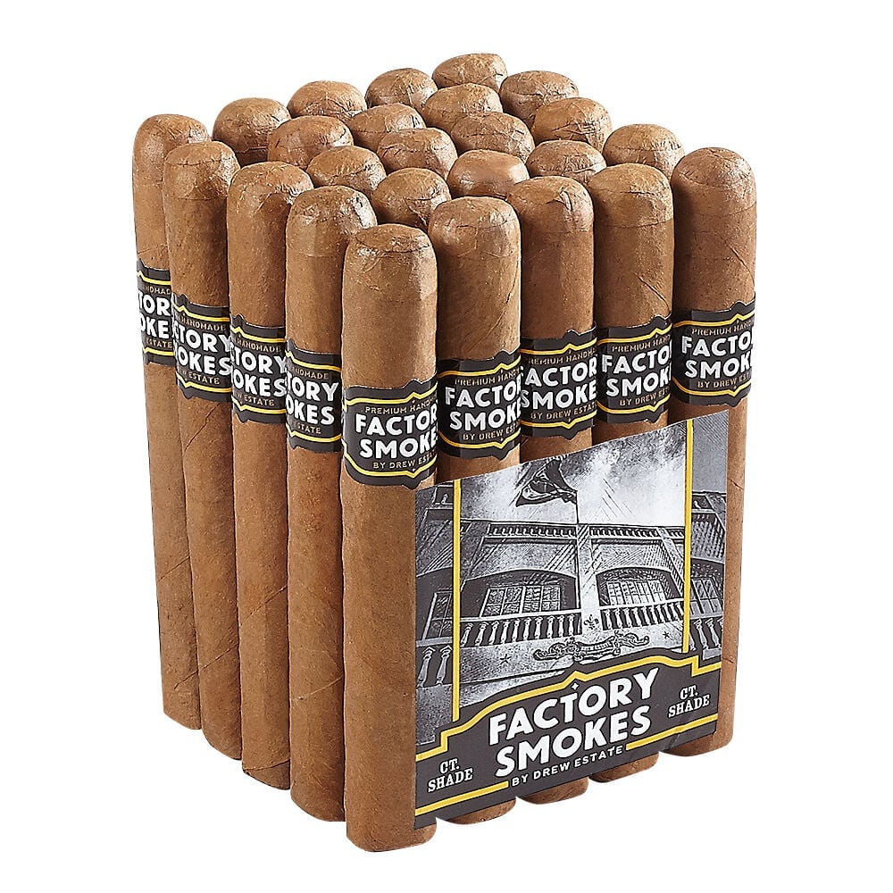 Drew Estate Factory Smokes Connecticut Shade | Gordito | Pack of 25