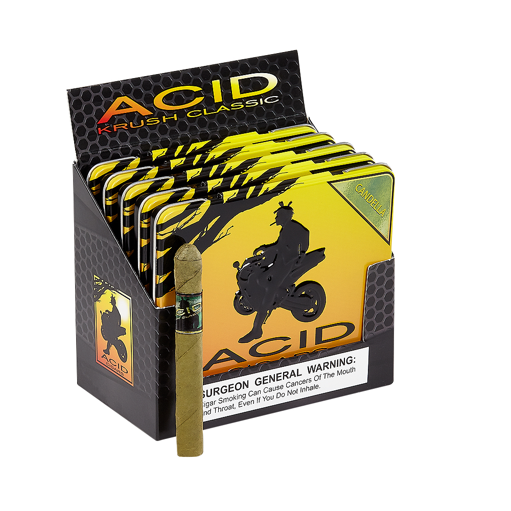 ACID Krush Cigarillos by Drew Estate | Krush - Green Candela | Pack of 50