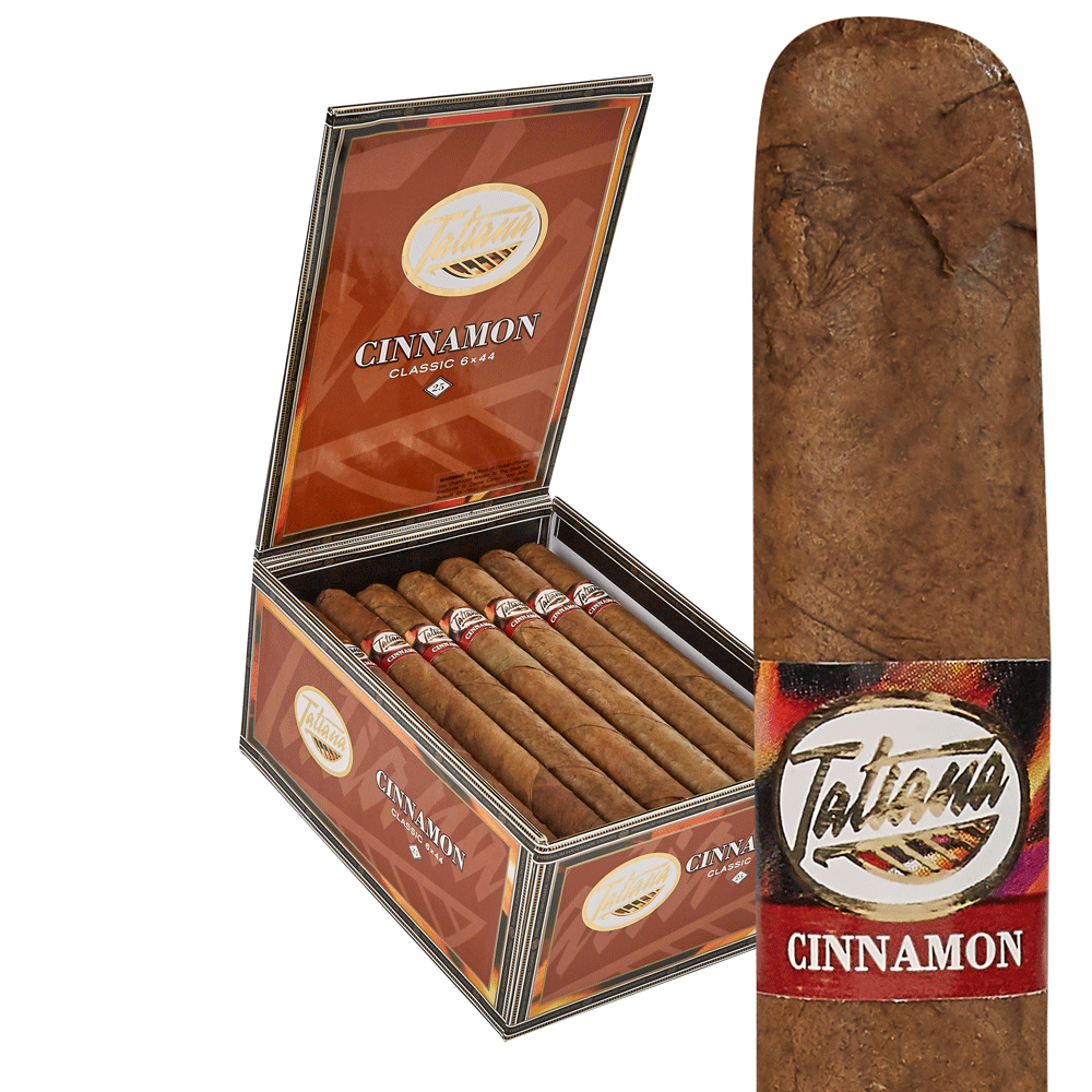 Tatiana Cinnamon Flavored Cigars | Corona - Classic Cinnamon | Box of 25