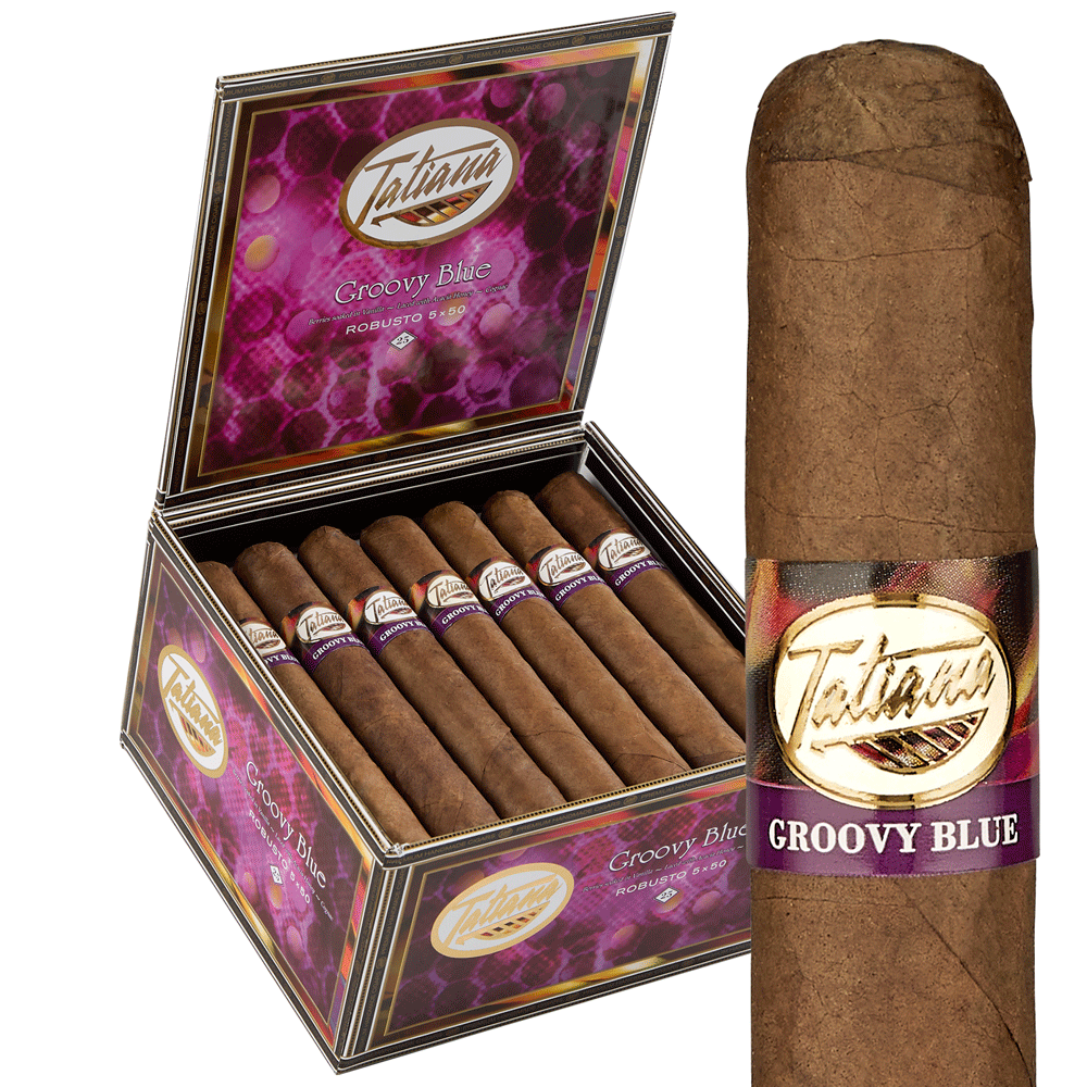 Tatiana Groovy Blue Flavored Cigars | Robusto - Groovy Blue | Box of 25