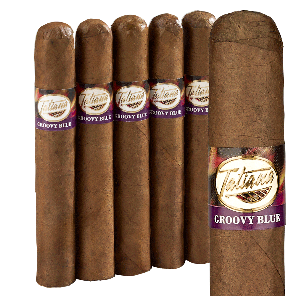 Tatiana Groovy Blue Flavored Cigars | Robusto - Groovy Blue | Pack of 5