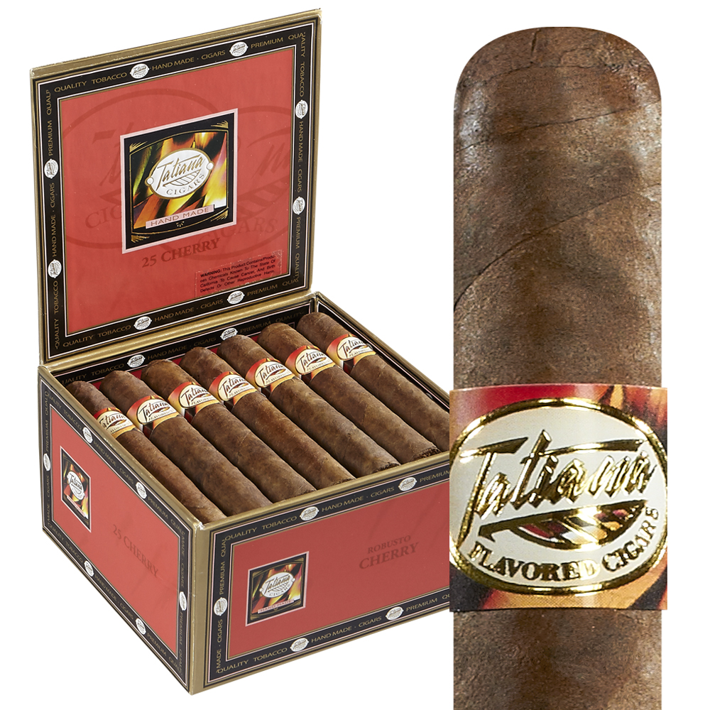 Tatiana Cherry Flavored Cigars | Robusto - Cherry | Box of 25