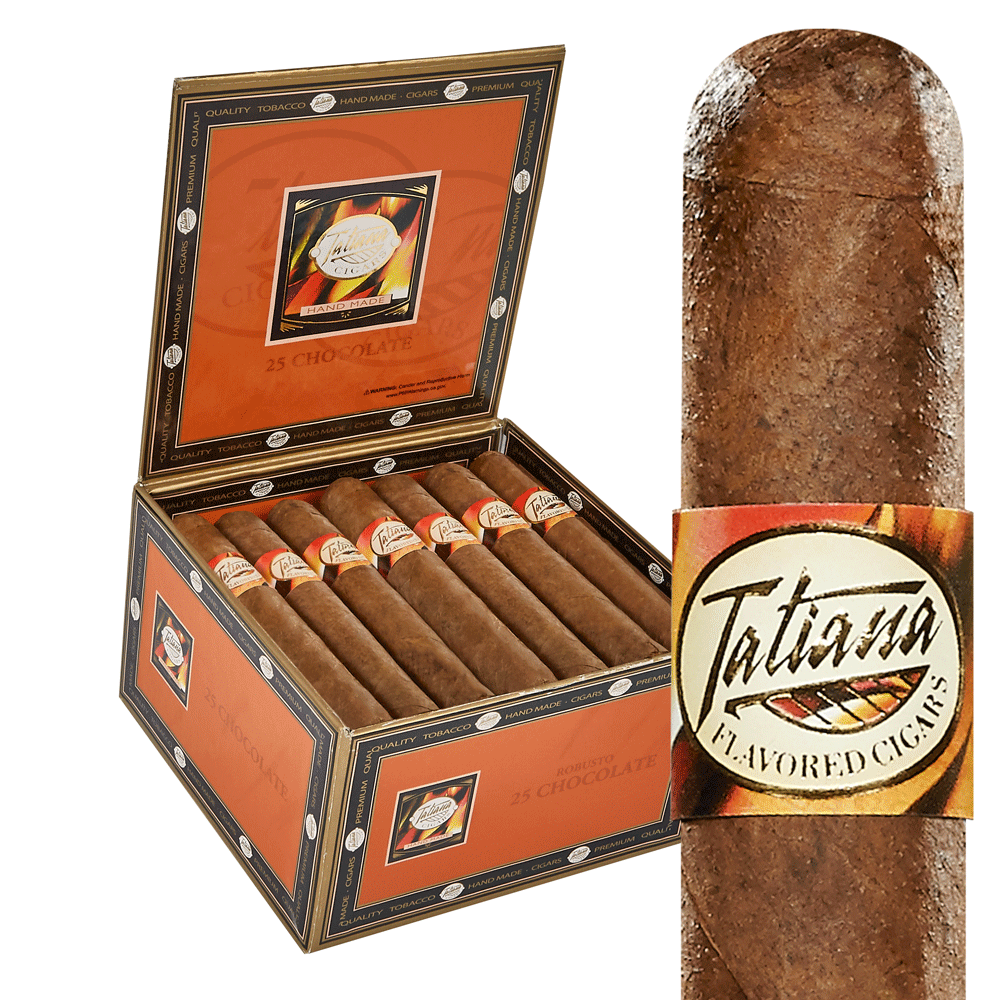 Tatiana Chocolate Flavored Cigars | Robusto - Chocolate | Box of 25