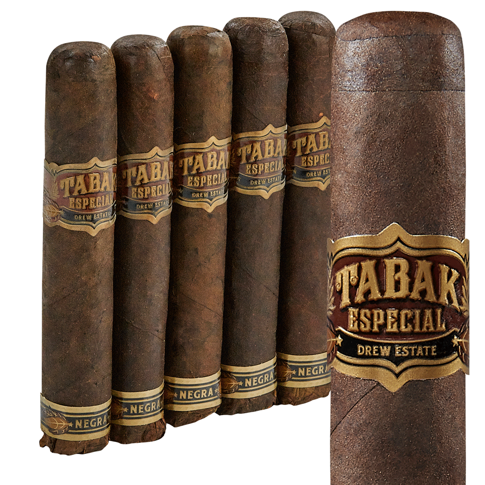Drew Estate Tabak Especial | Robusto - Negra | Pack of 5