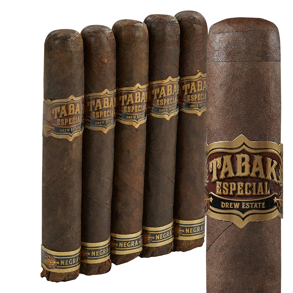 Drew Estate Tabak Especial | Toro - Negra | Pack of 5