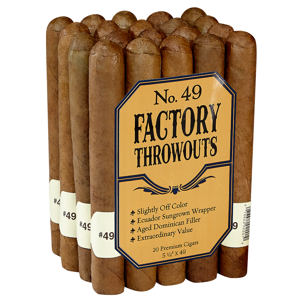 Factory Throw-Outs | No. 49 - Natural | Pack of 20