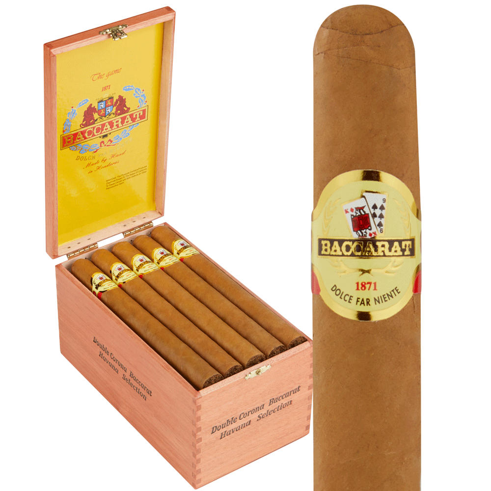 Baccarat Sumatra Corona | Double Corona | Box of 25
            
                
                    
                         + 5 Cigars