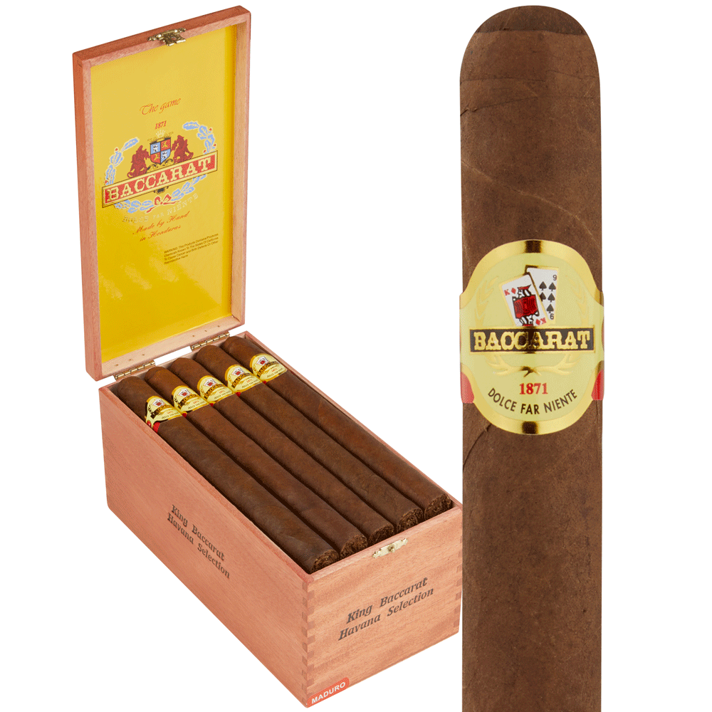 Baccarat | Presidente (King) - Maduro | Box of 25
            
                
                    
                         + 5 Cigars