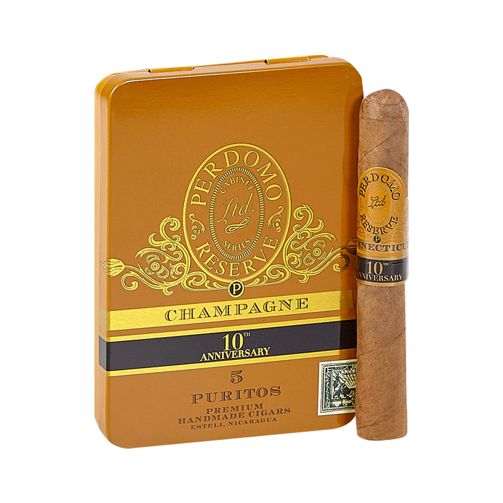 Perdomo Reserve 10th Anniv. Champagne | Purito | Pack of 5