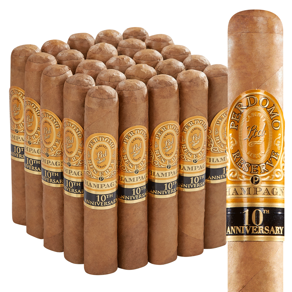 Perdomo Reserve 10th Anniv. Champagne | Robusto | Pack of 25