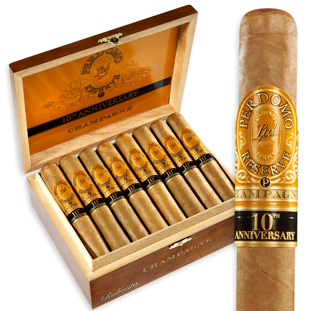 Perdomo Reserve 10th Anniv. Champagne | Robusto | Box of 25