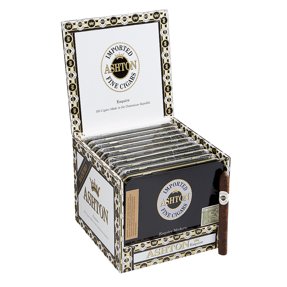 Ashton Small Cigars | Esquire - Maduro | Pack of 100