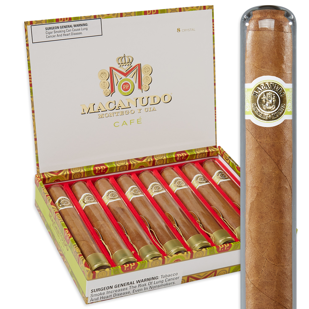 Macanudo Cafe | Crystal Tubes | Box of 8