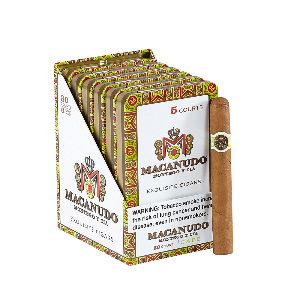 Macanudo Cafe Court Tins | Court Tin/5 | Pack of 30