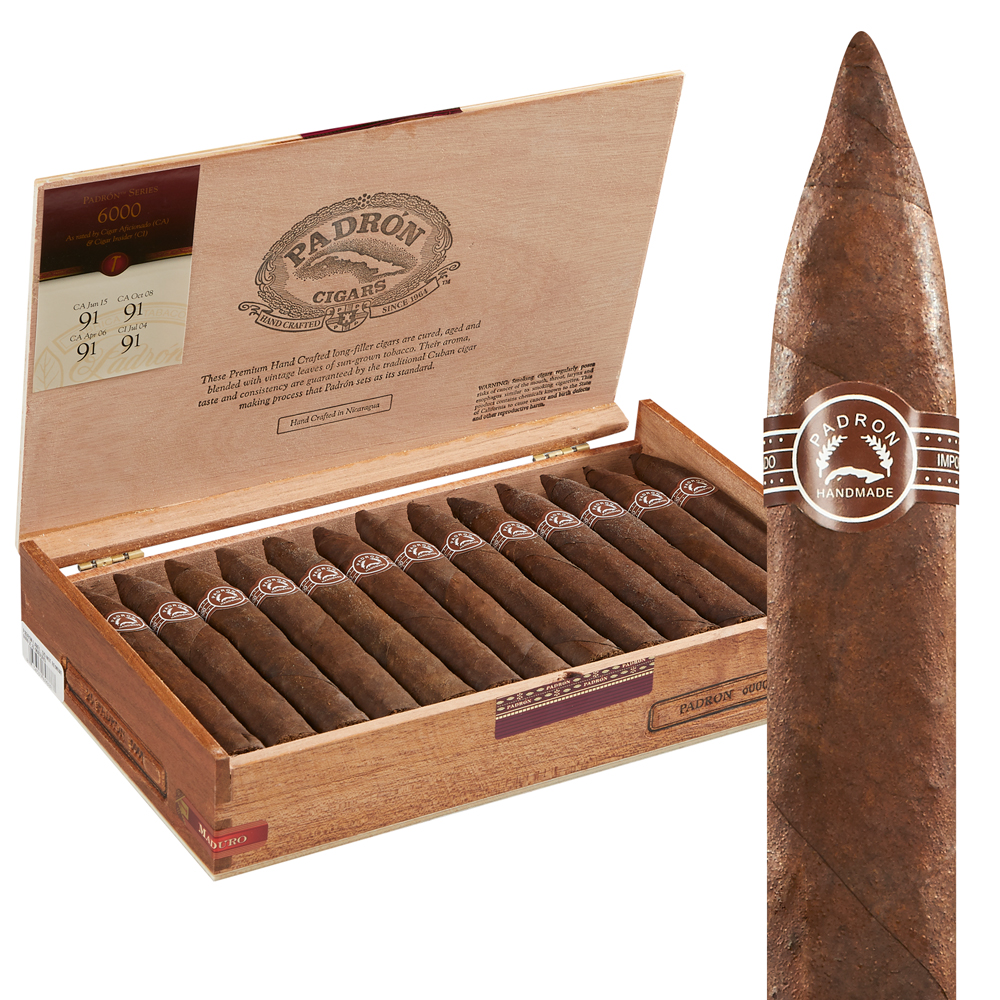 Padron | 6000 (Torpedo) - Maduro | Box of 26