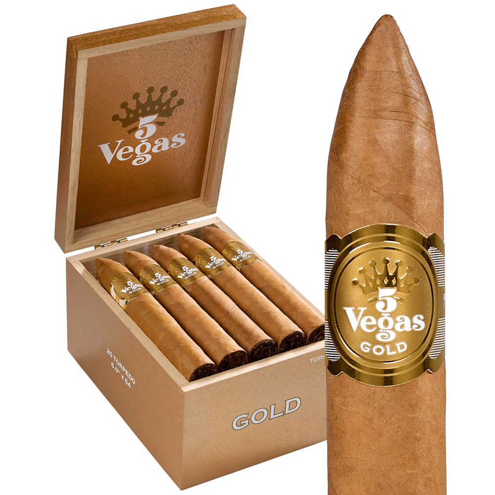 5 Vegas Gold | Torpedo | Box of 20