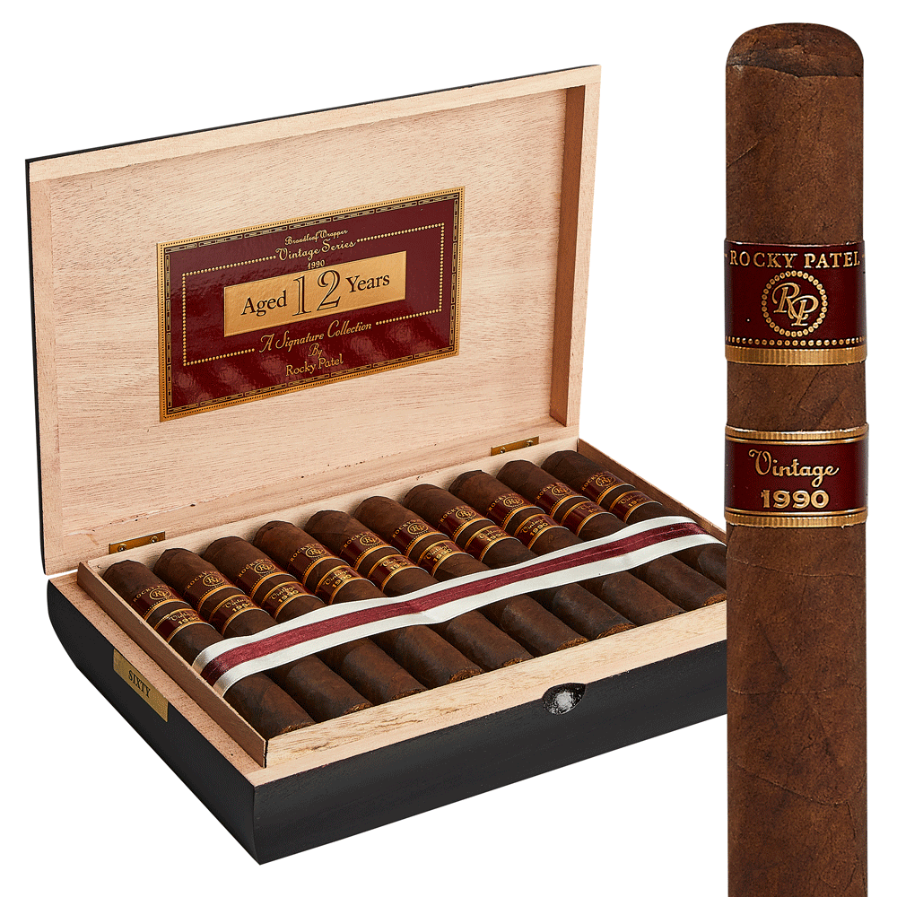 Rocky Patel Vintage '90 | Petite Corona | Box of 20
            
                
                    
                         + 10 Cigars