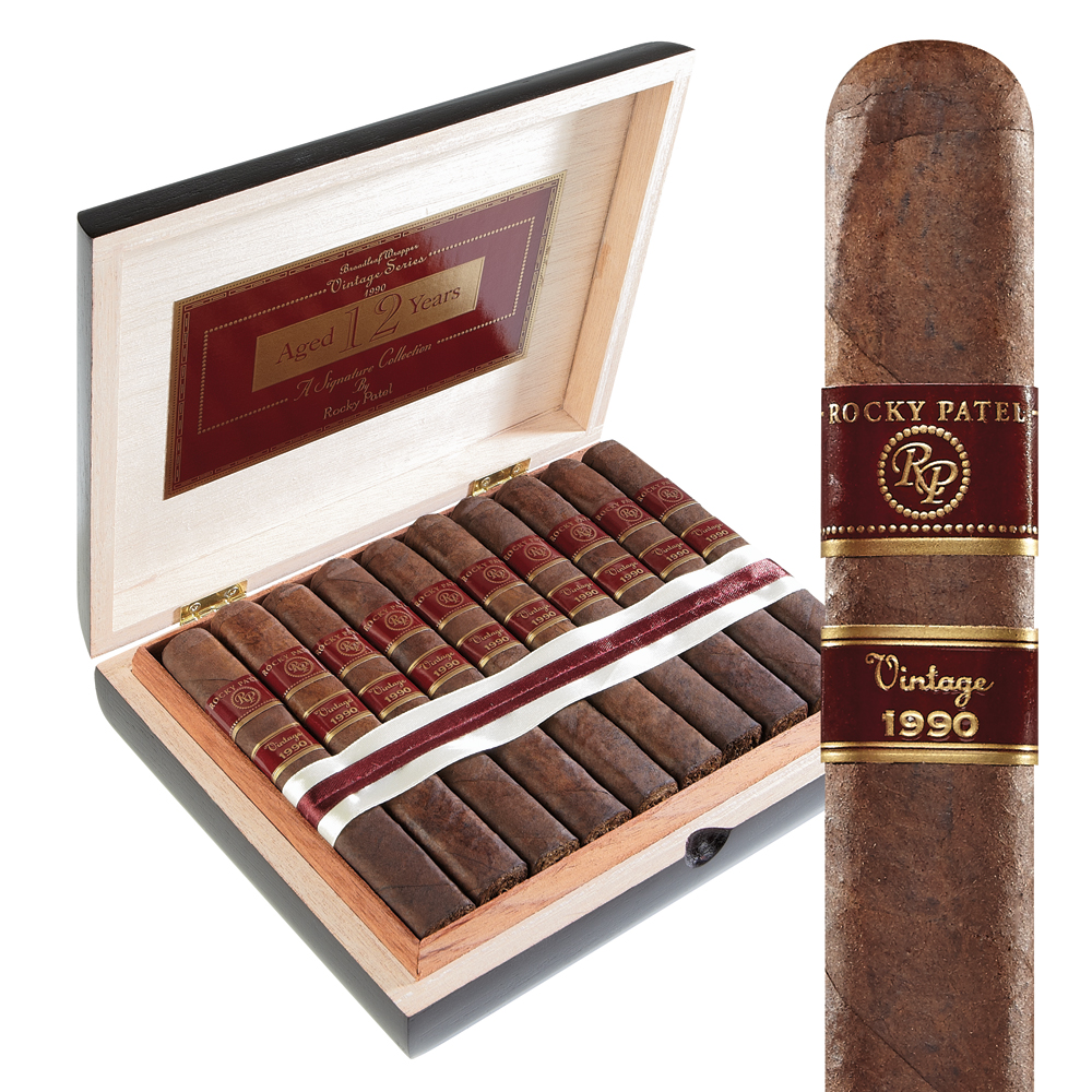 Rocky Patel Vintage '90 | Robusto | Box of 20
            
                
                    
                         + 10 Cigars