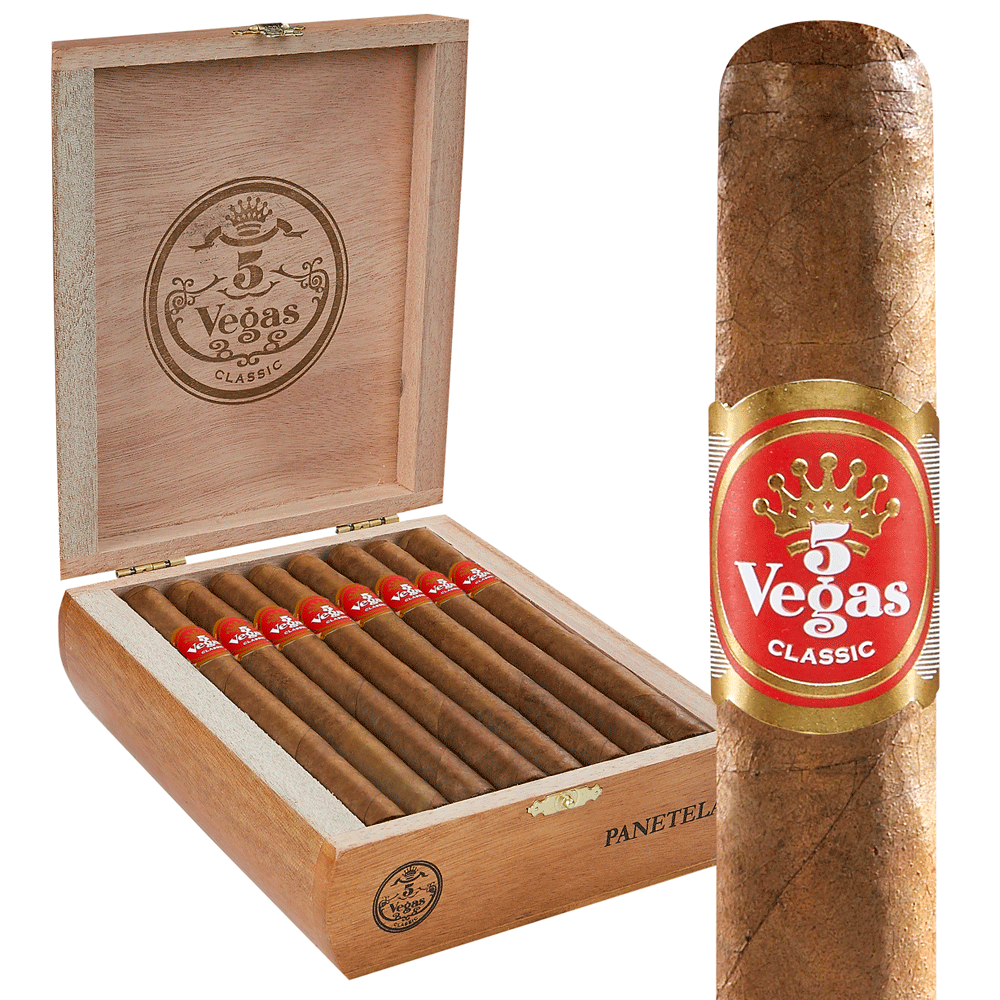 5 Vegas Classic | Panatela | Box of 25