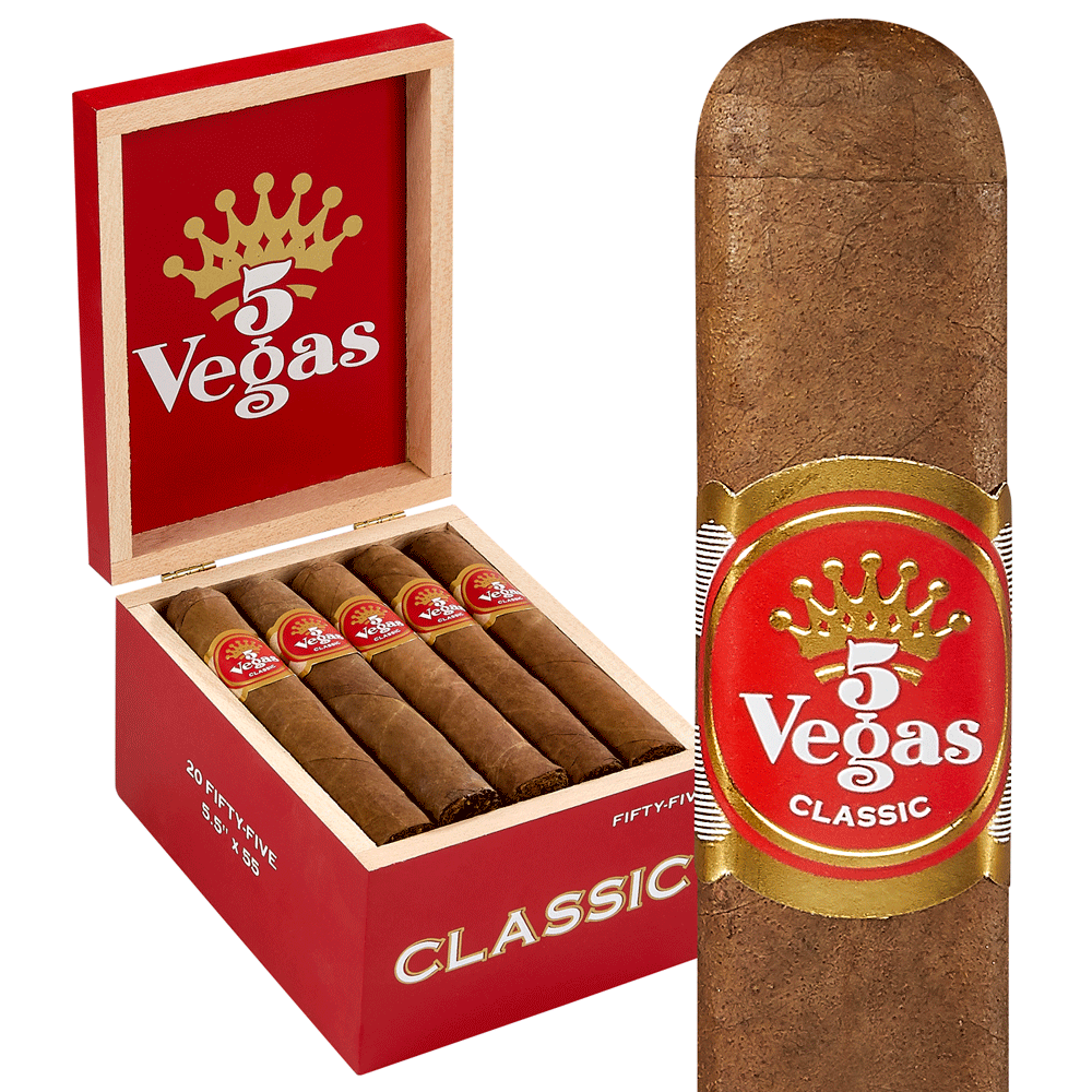 5 Vegas Classic | Fifty Five (Box-Press) | Box of 20