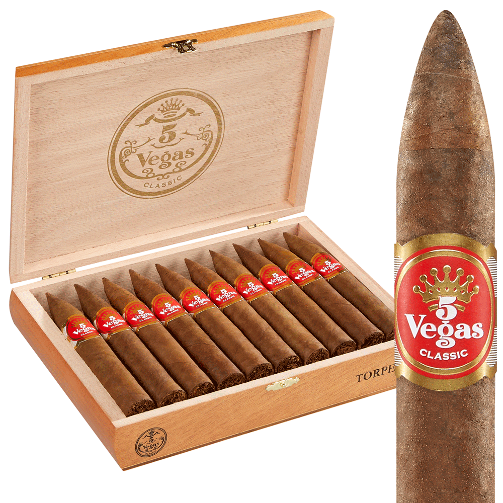 5 Vegas Classic | Torpedo | Box of 20