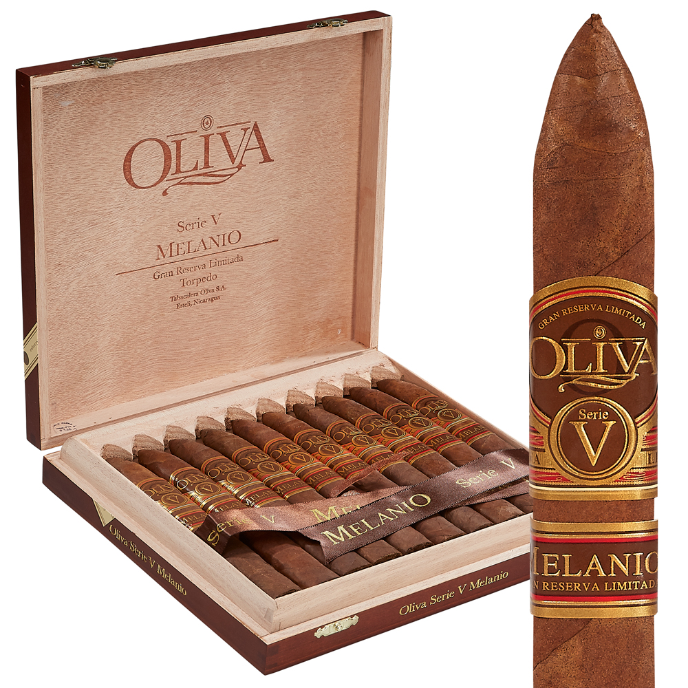Oliva Serie 'V' Melanio | Torpedo | Box of 10