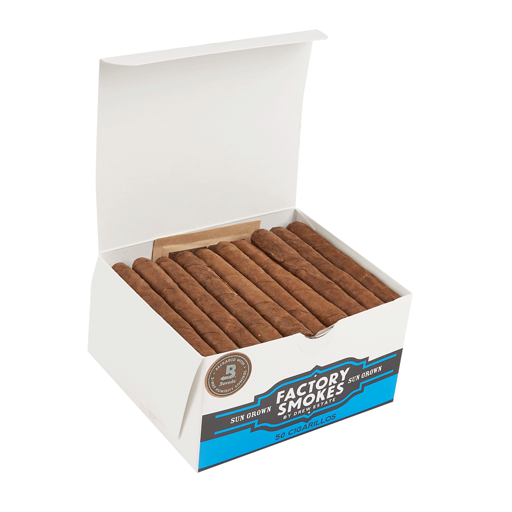 Drew Estate Factory Smokes Sun Grown | Cigarillos | Box of 50