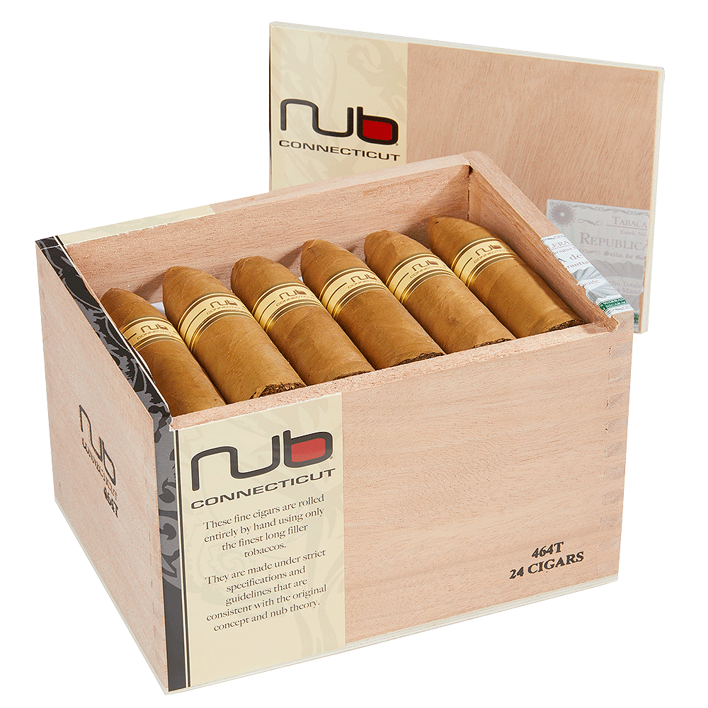NUB Connecticut by Oliva | 464 Torpedo - Connecticut | Box of 24