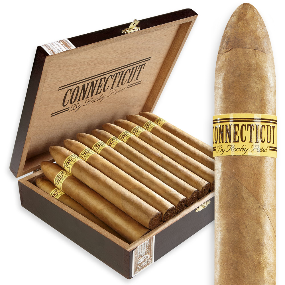 Rocky Patel Connecticut | Torpedo | Box of 20
            
                
                    
                         + 10 Cigars