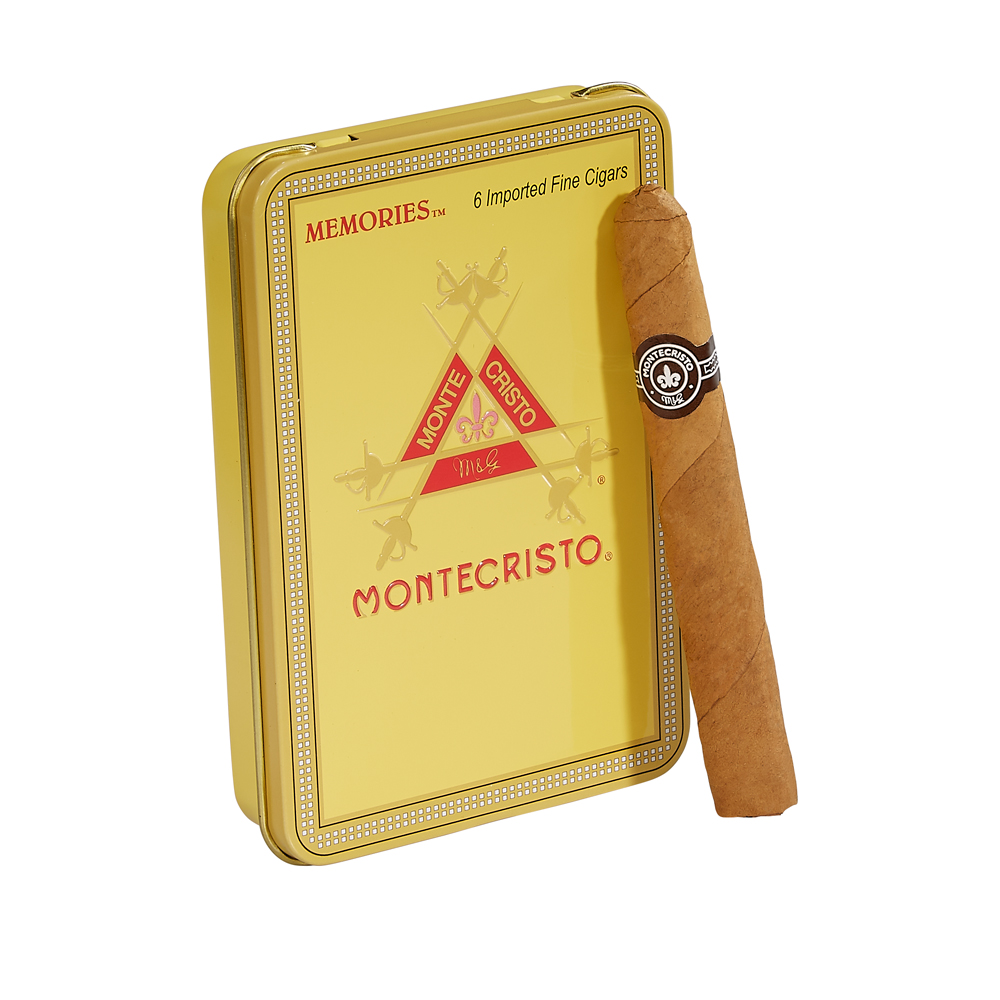 Montecristo Memories (Cigarillos) | Memories Tin | Pack of 6