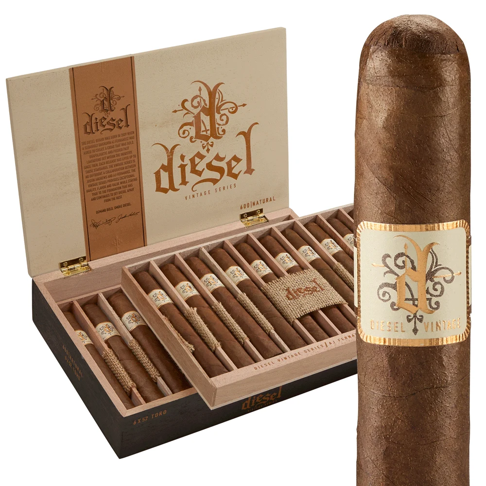Diesel Vintage Series Natural | Robusto Gordo | Box of 20