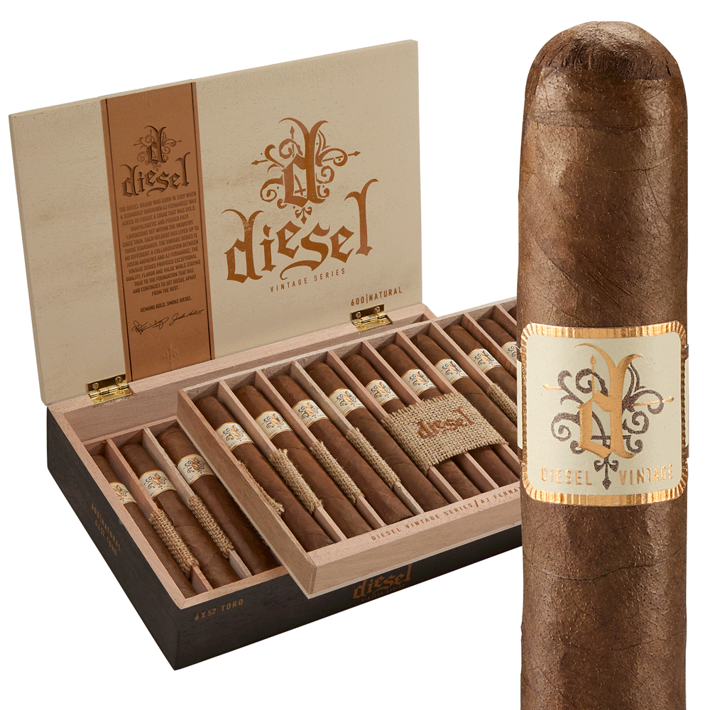 Diesel Vintage Series Natural | Toro | Box of 20