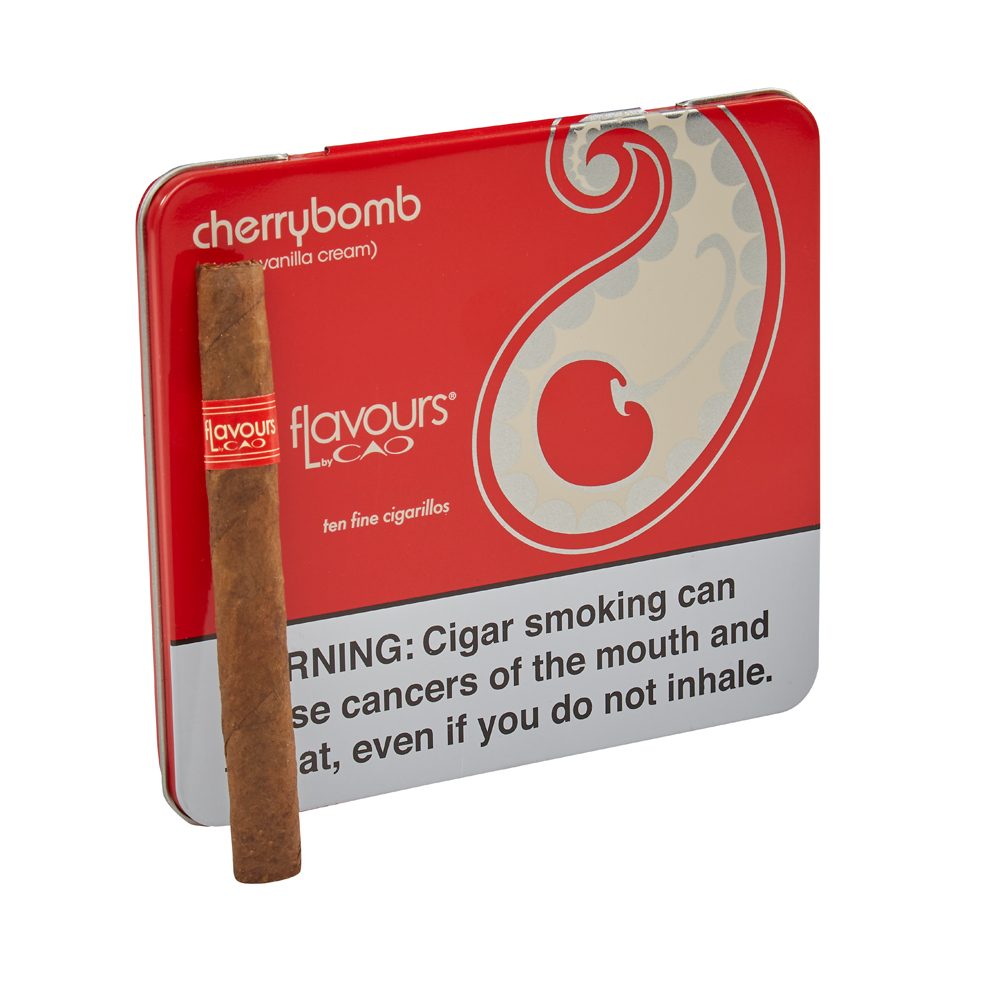 CAO Flavours Cigarillos | Cigarillos Tins [10/10] - Cherrybomb | Pack of 10