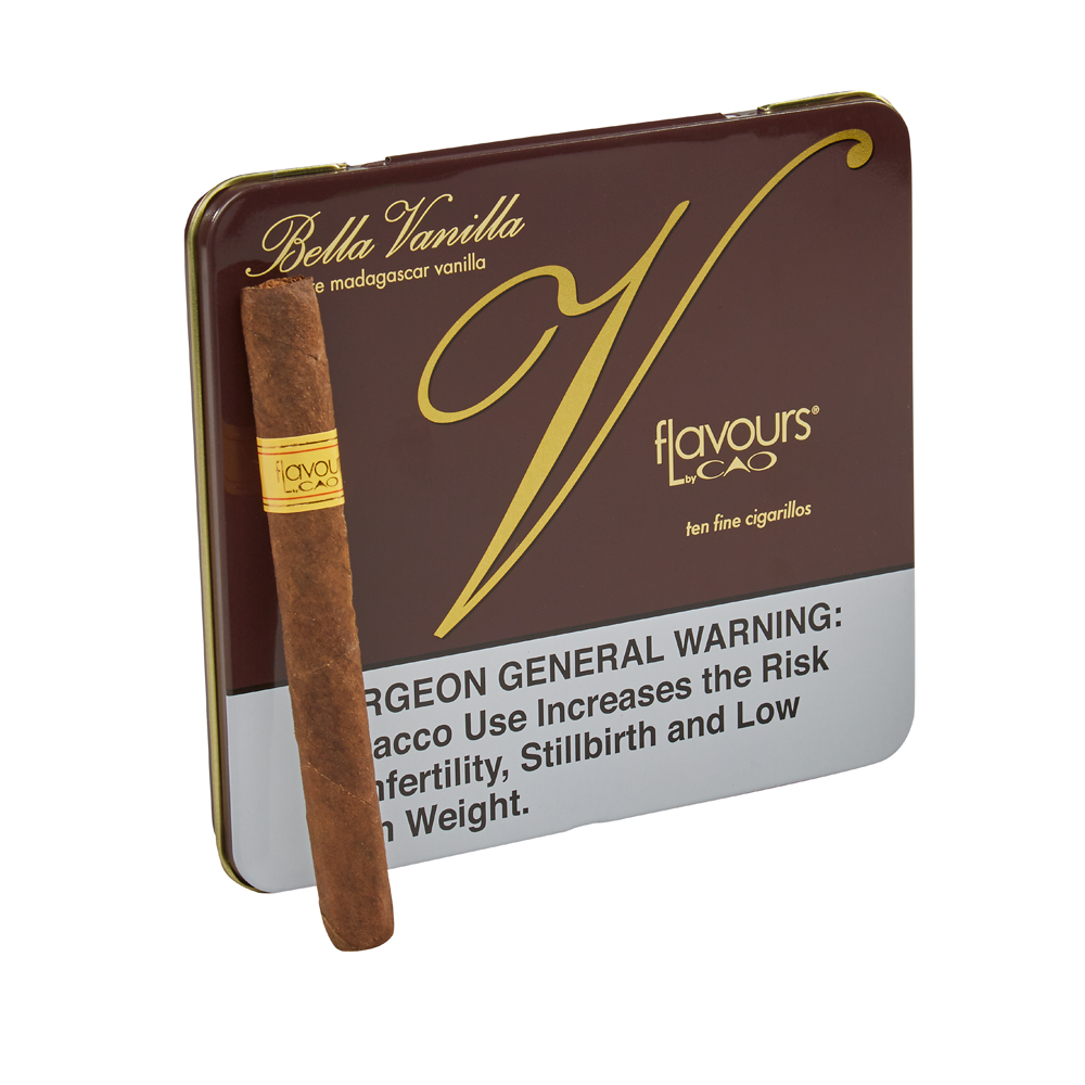 CAO Flavours Cigarillos | Cigarillos Tins [10/10] - Vanilla | Pack of 10