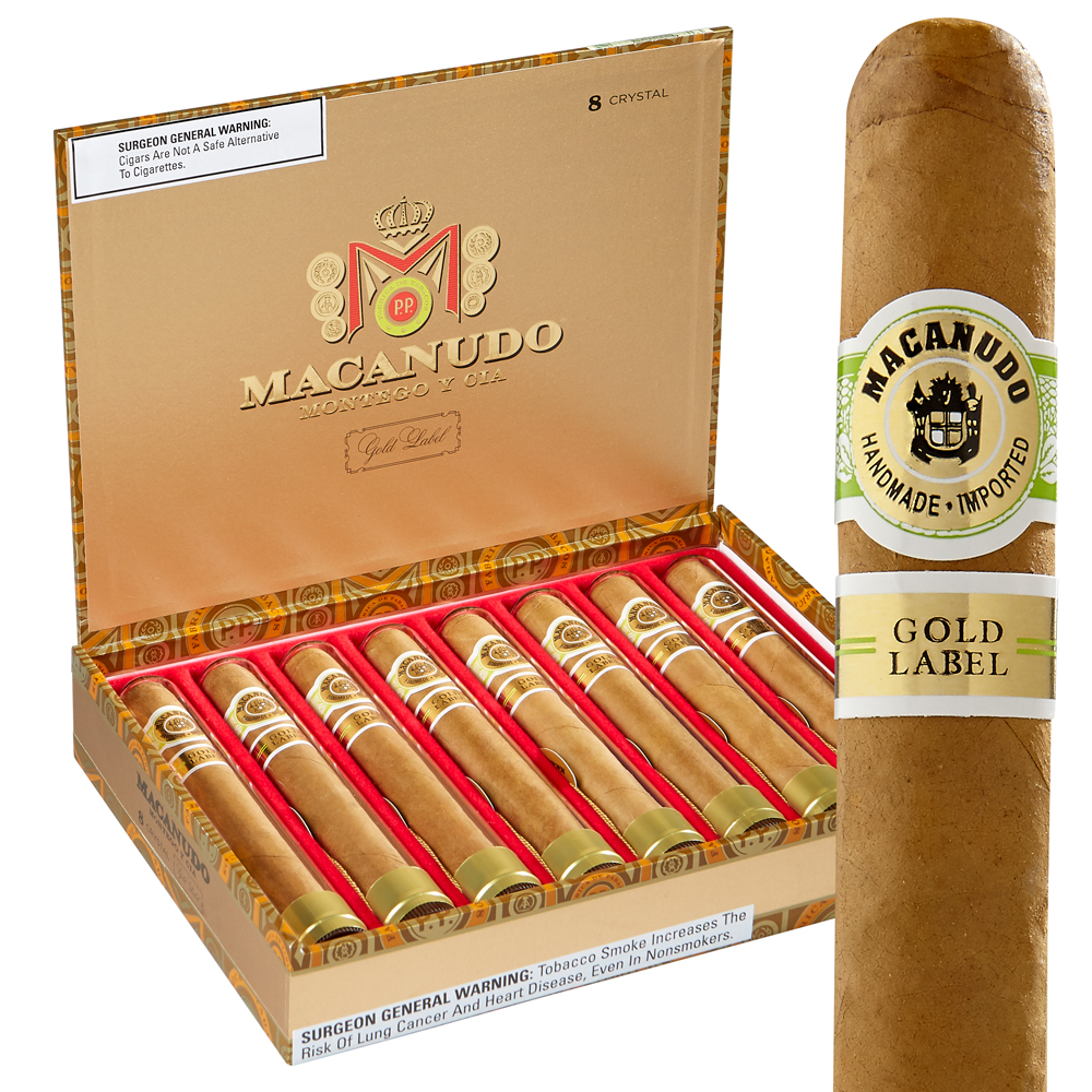 Macanudo Gold | Crystal (Tube) | Box of 8