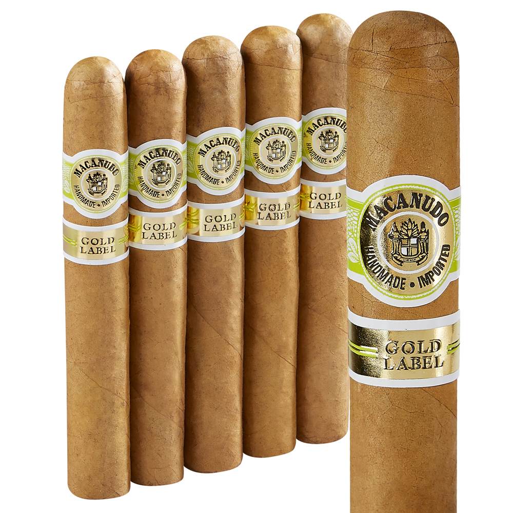 Macanudo Gold | Crystal (No Tube) | Pack of 5