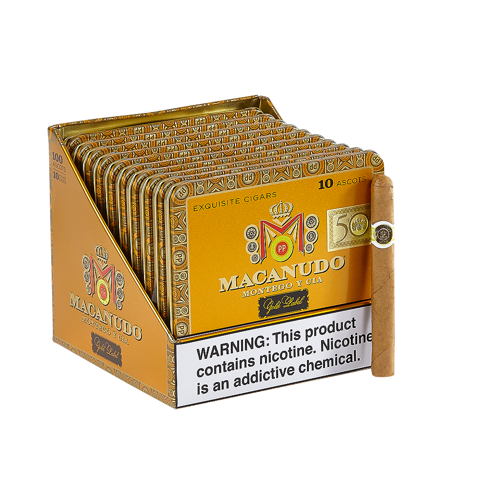 Macanudo Ascots | Ascot | Pack of 100 [10/10]